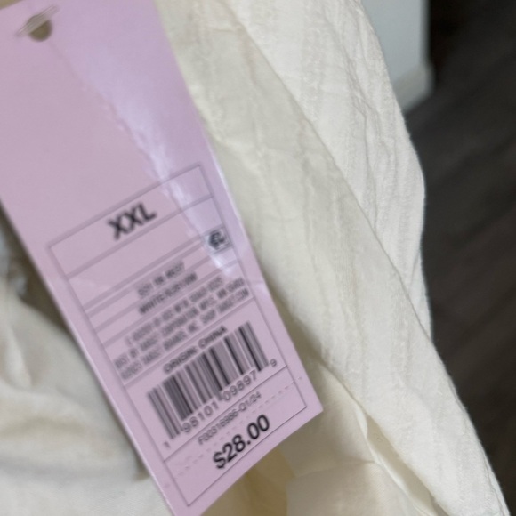 Wild Fable|NWT White Halter Dress in 100% cotton,open back•••Size XXL,Plus size - Picture 10 of 16